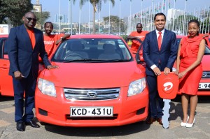 Airtel Kenya CEO Adil El Youssefi Adil El Youssefi and Marketing Director Levi Nyakundi during the launch of Smartika Na 5X bonus promotion.