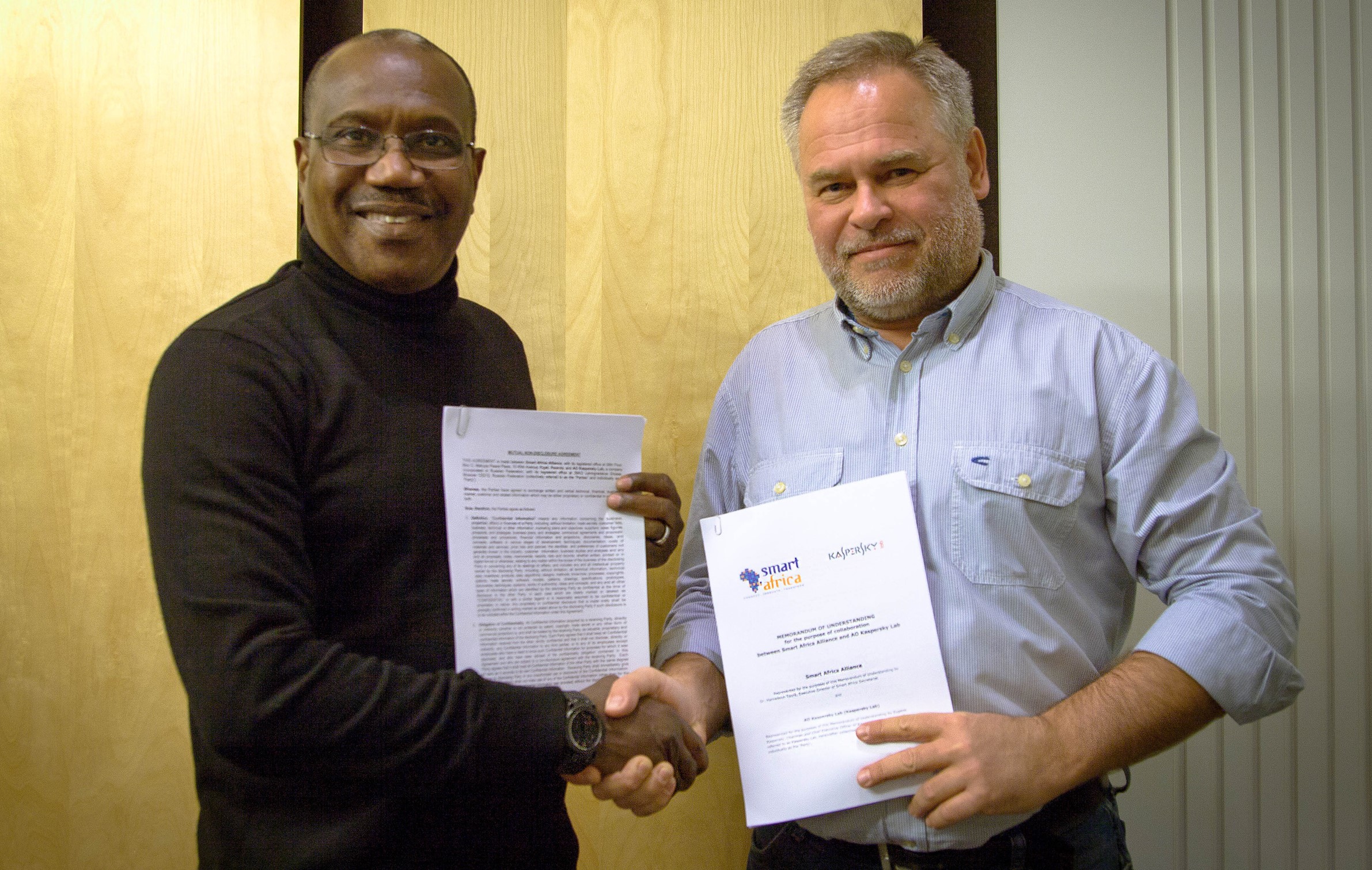 Kaspersky Lab has signed a memorandum of understanding (MoU) with the Smart Africa Alliance, to raise awareness on cybersecurity