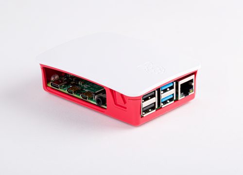 Raspberry Pi 4 with case