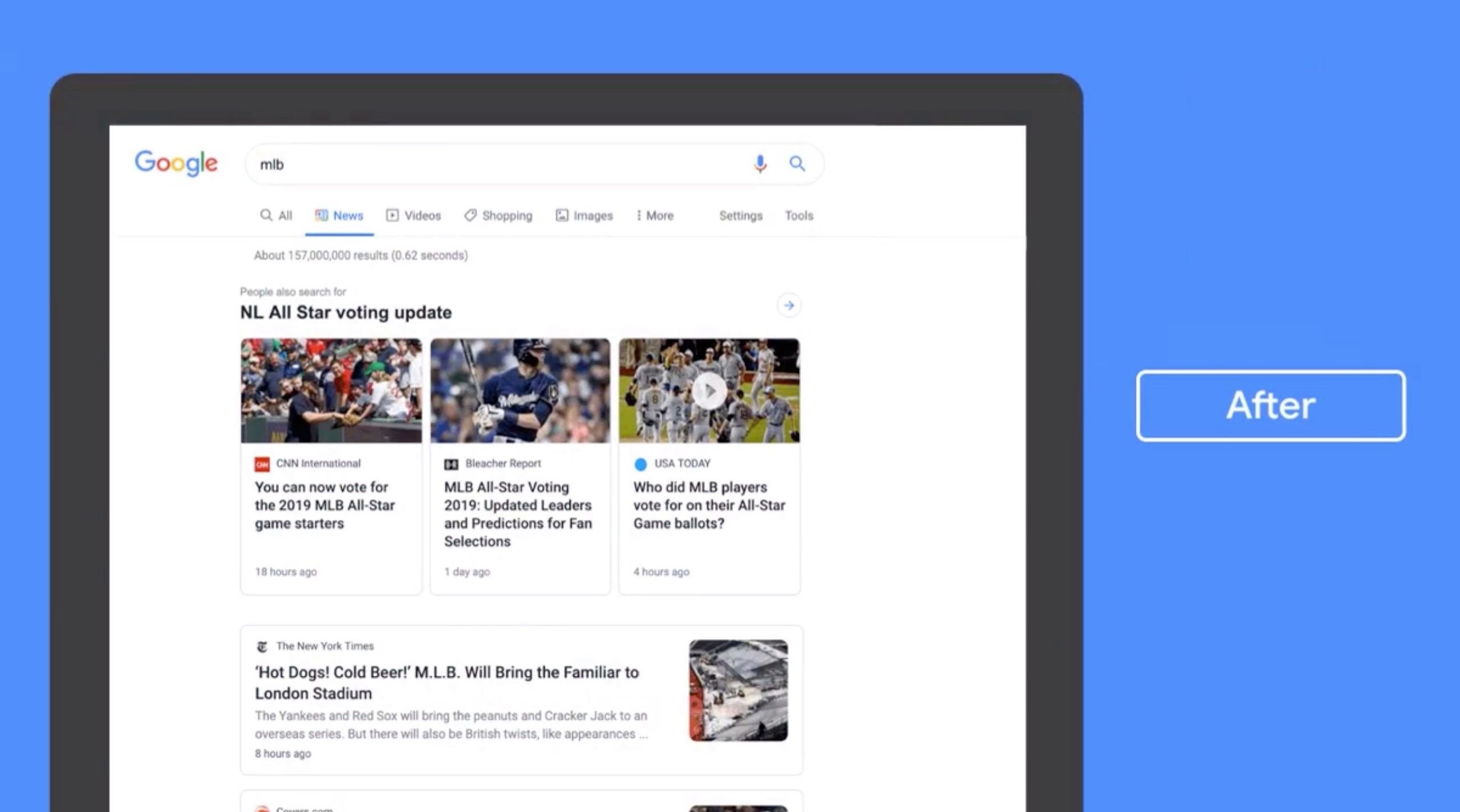 Google News Tab Redesign