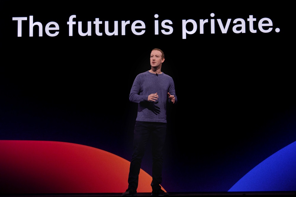 Facebook CEO Mark Zuckerberg at F8 Conference