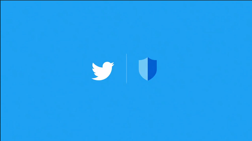 Twitter logo with safety badge