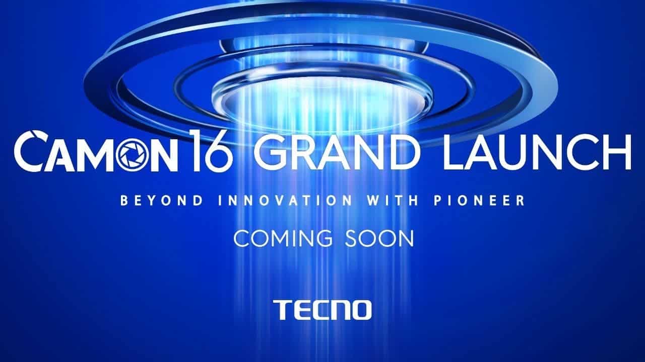 TECNO Camon 16 series launch poster