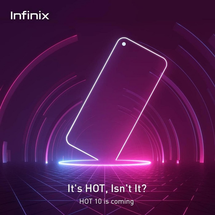 Infinix HOT 10 teaser