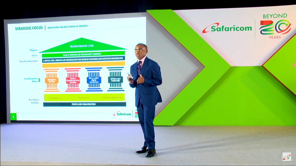 Safaricom CEO Peter Ndegwa