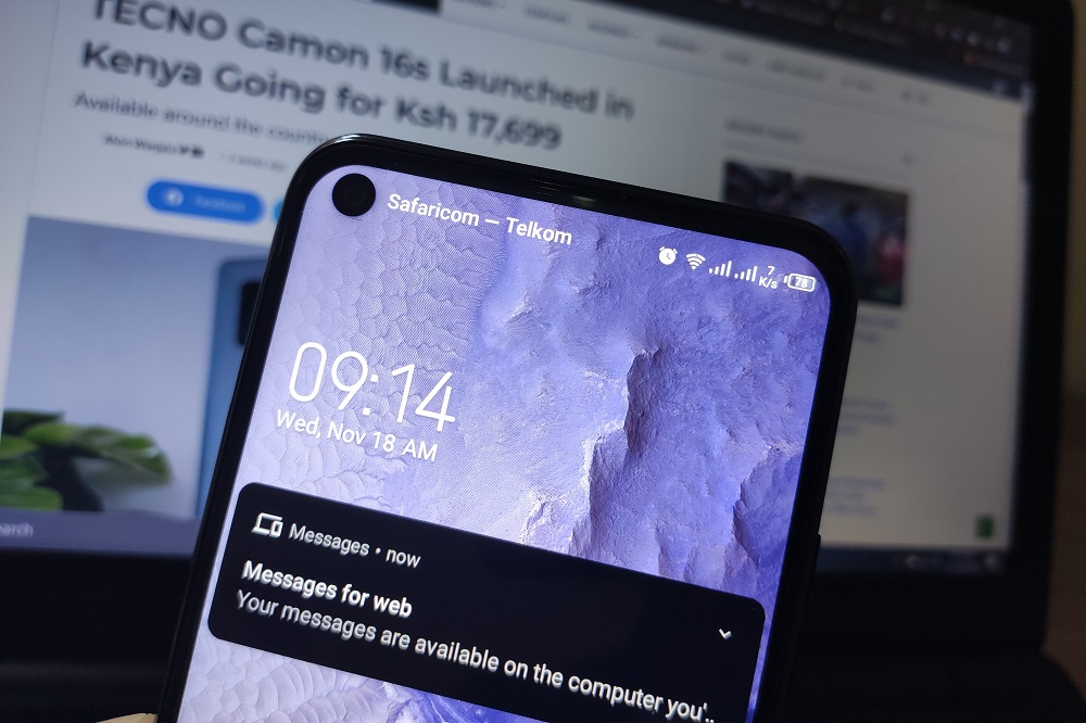 TECNO Camon 16 S notch