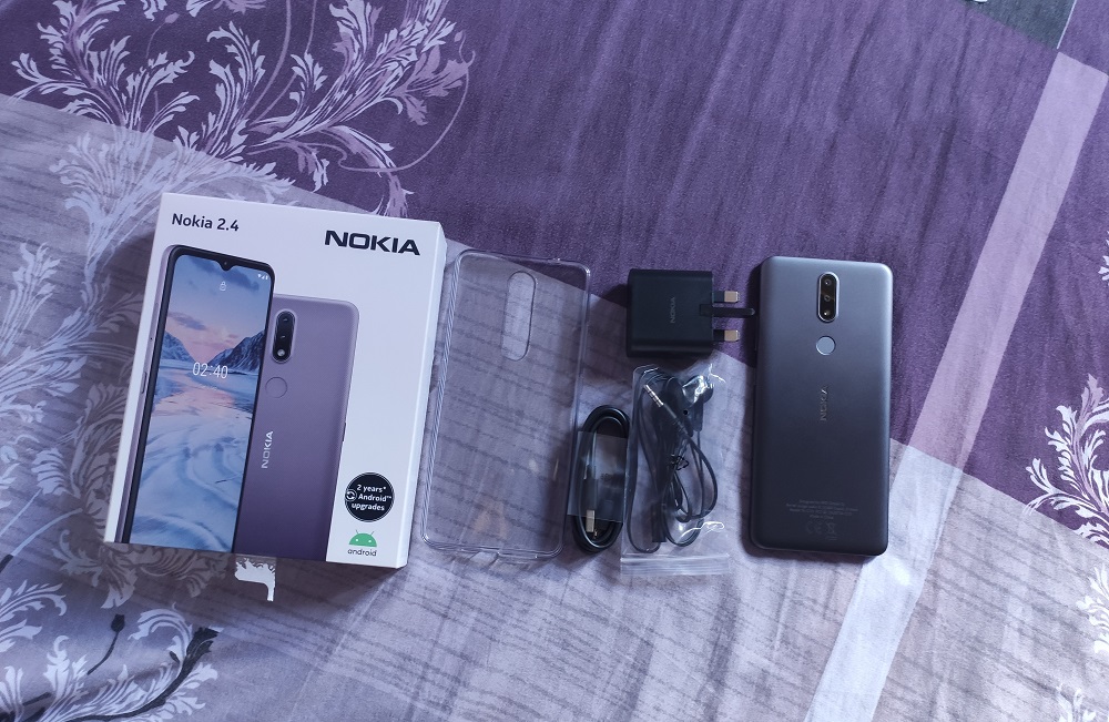 Nokia 2.4 box contents