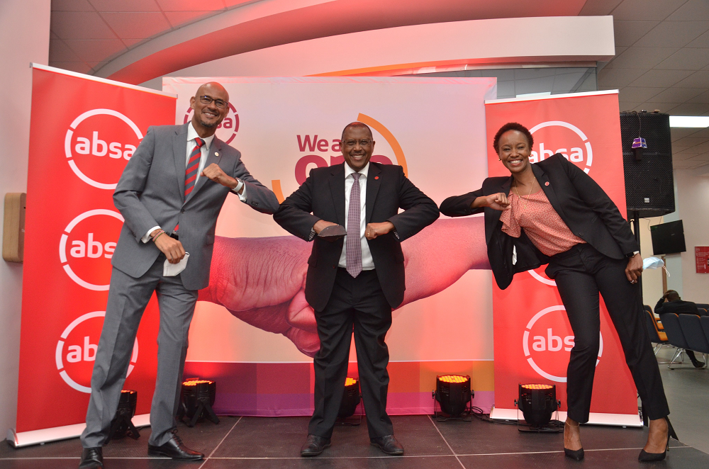 Absa executives at the launch of We are One Programme