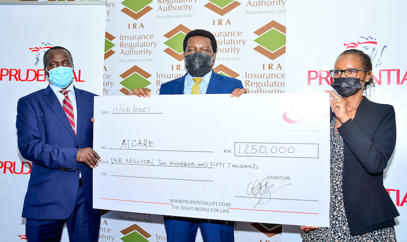 Three local InsurTech receive Ksh 1.25 million each from IRA, Prudential innovation hub