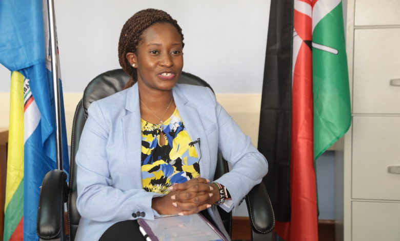 Ms. Maureen Mbaka, Chief Administrative Secretary in the Ministry of ICT,