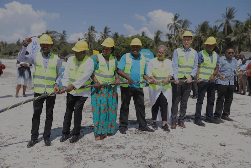 Telkom and PEACE land sixth submarine cable in Kenya