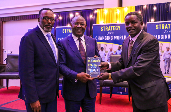 University Don, Prof. Timothy Waema launches a book on strategy