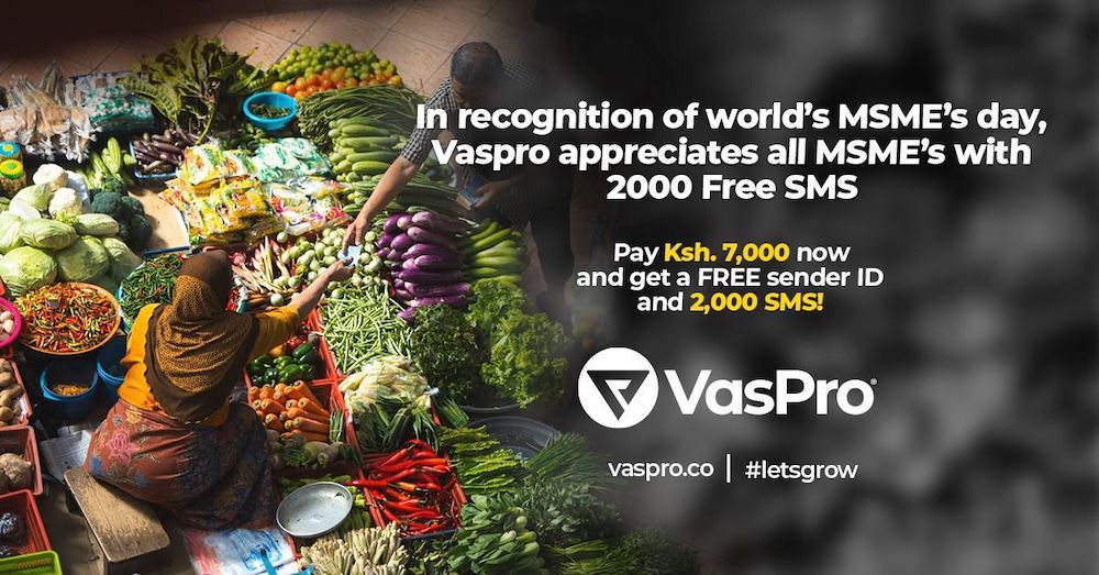 Vaspro is celebrating MSMEs in Kenya with a special offer