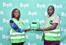 Bolt hands over safety kits to 300 boda boda riders on its platform