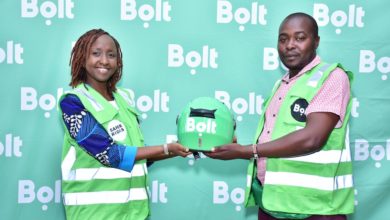 Bolt hands over safety kits to 300 boda boda riders on its platform