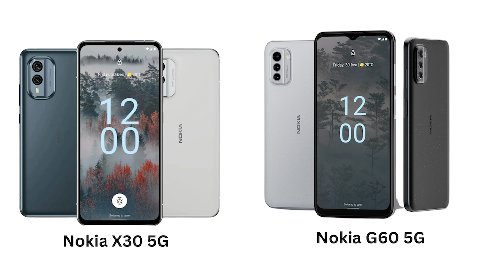 Nokia X30 5G and Nokia G60 5G