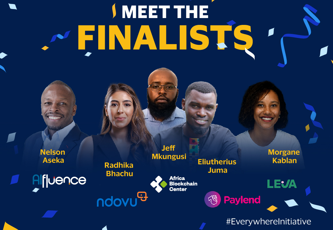 Five startups pitching at the 2023 Visa Everywhere Initiative Kenya edition