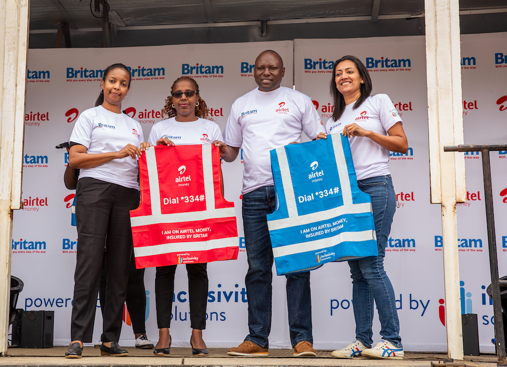 Britam, Airtel Money and Inclusivity Solutions partne