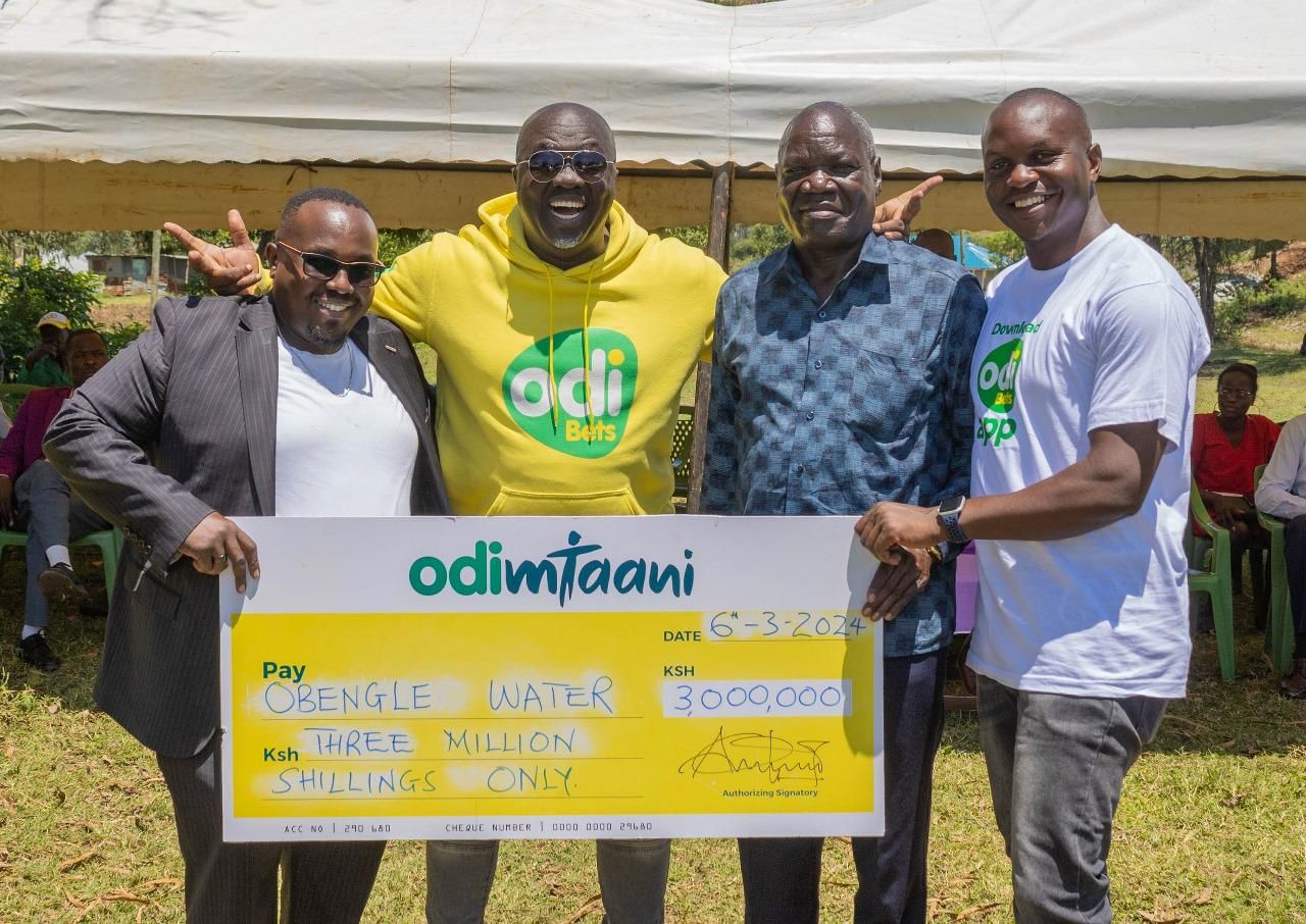 Odibets' Odi Mtaani Initiative Brings ‘Clean Water’ to Homabay County