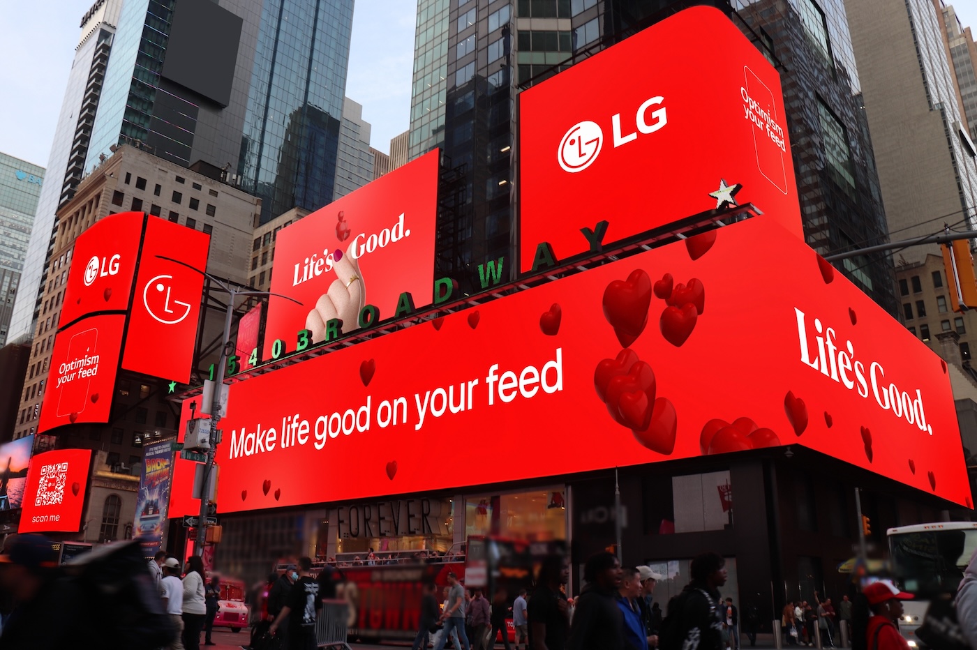 LG Life's Good Optimism your feed Campaign