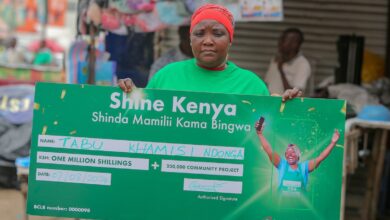 Safaricom Shine Kenya Shinda Mamilii Kama Bingwa campaign