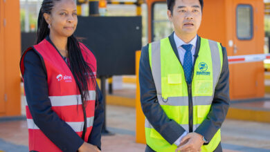 Airtel Money Kenya Managing Director Anne Kinuthia Otieno alongside Moja Expressway Company CEO Steve Zhao at the official announcement of Airtel Money’s partnership with Moja Expressway Company.