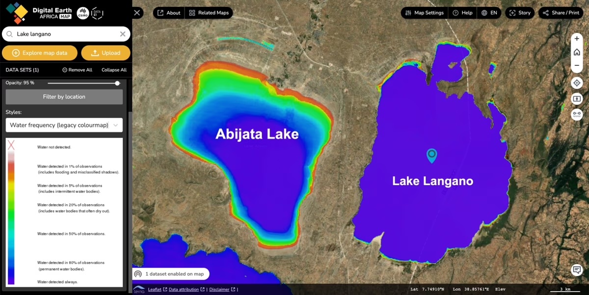 Digital Earth Africa Coastlines Monitoring Dashboard