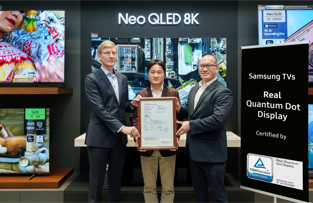 Samsung QLED TVs Earn ‘Real Quantum Dot Display’ Certification
