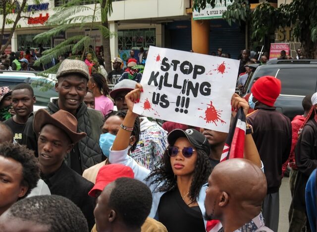 protest safely in Kenya