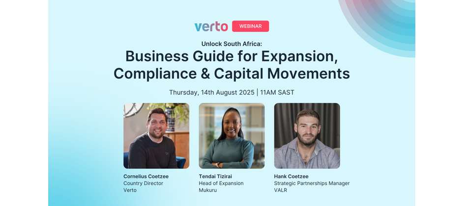 Verto Webinar South Africa