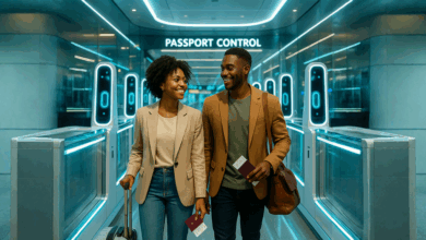 Dubai Airport AI-Powered Passport Control Corridor