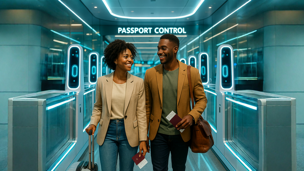 Dubai Airport AI-Powered Passport Control Corridor