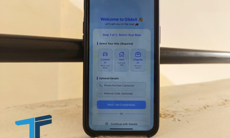 GlideX car rentals app in Kenya