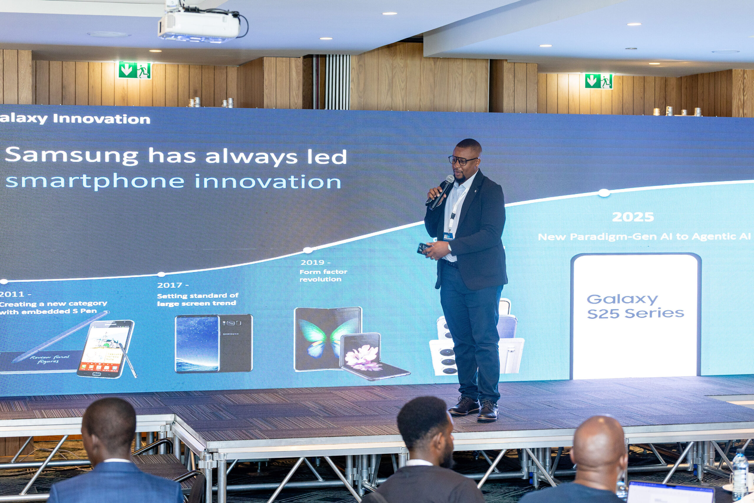Ryan Mule, Product Manager at Samsung Electronics East Africa AT ATechTrends AI Forum.jpg