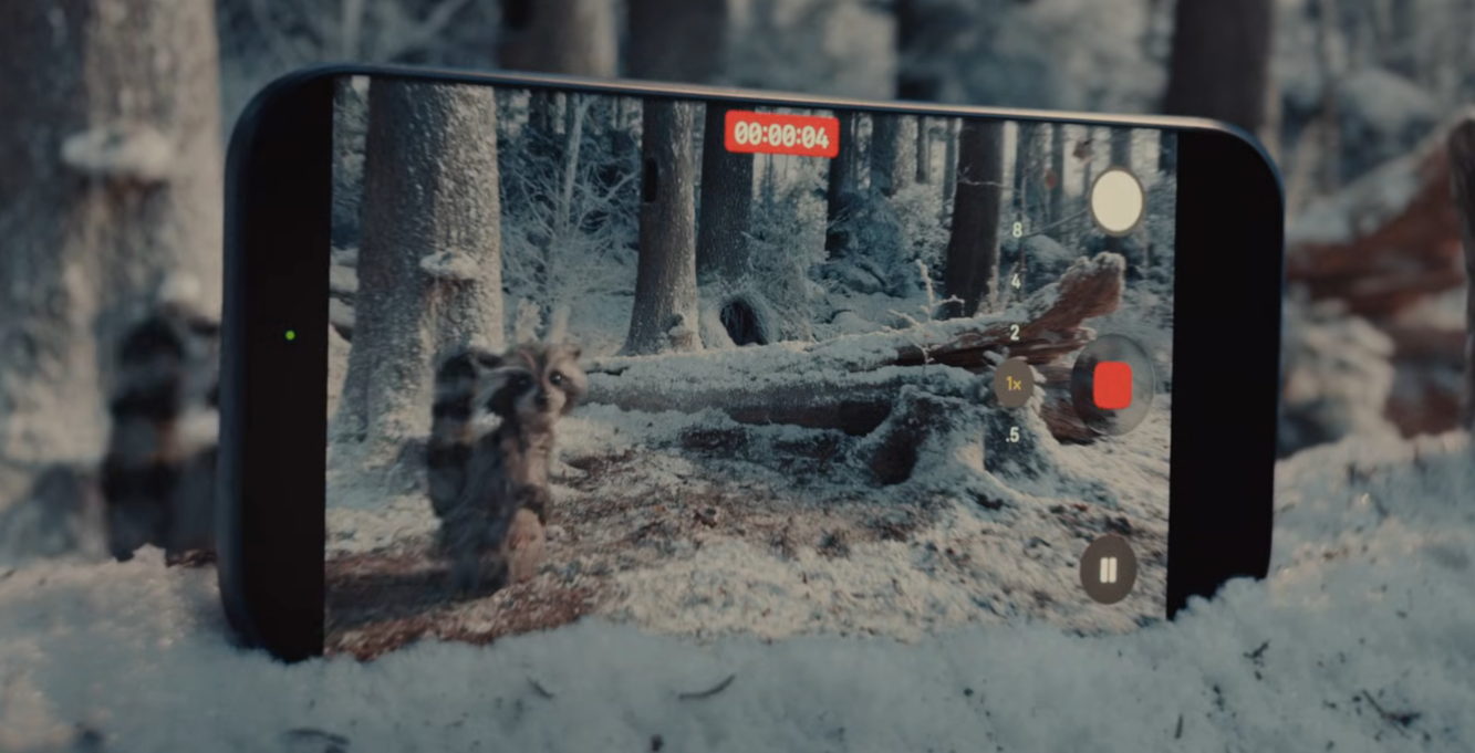 shot on iPhone 17 Pro holiday ad