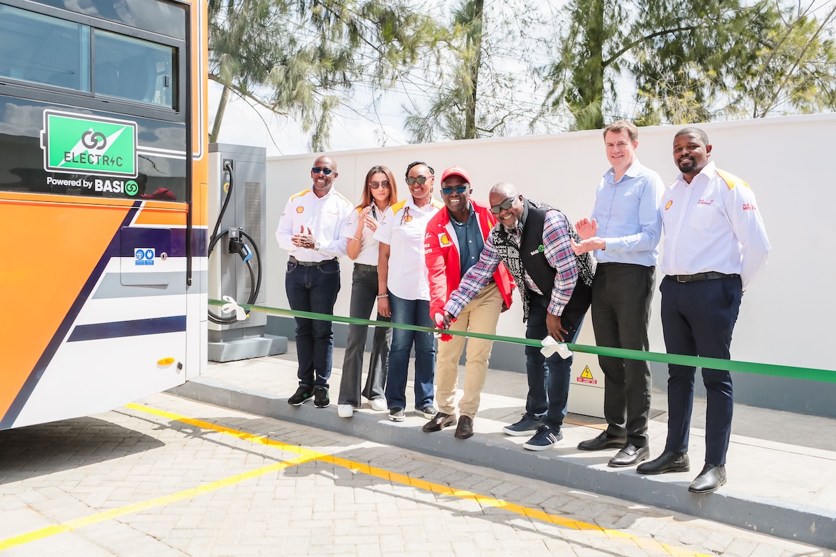 BasiGo opens EV charging station at Shell Athi River