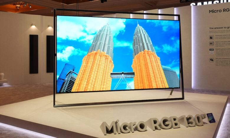 Samsung 130-Inch Micro RGB TV