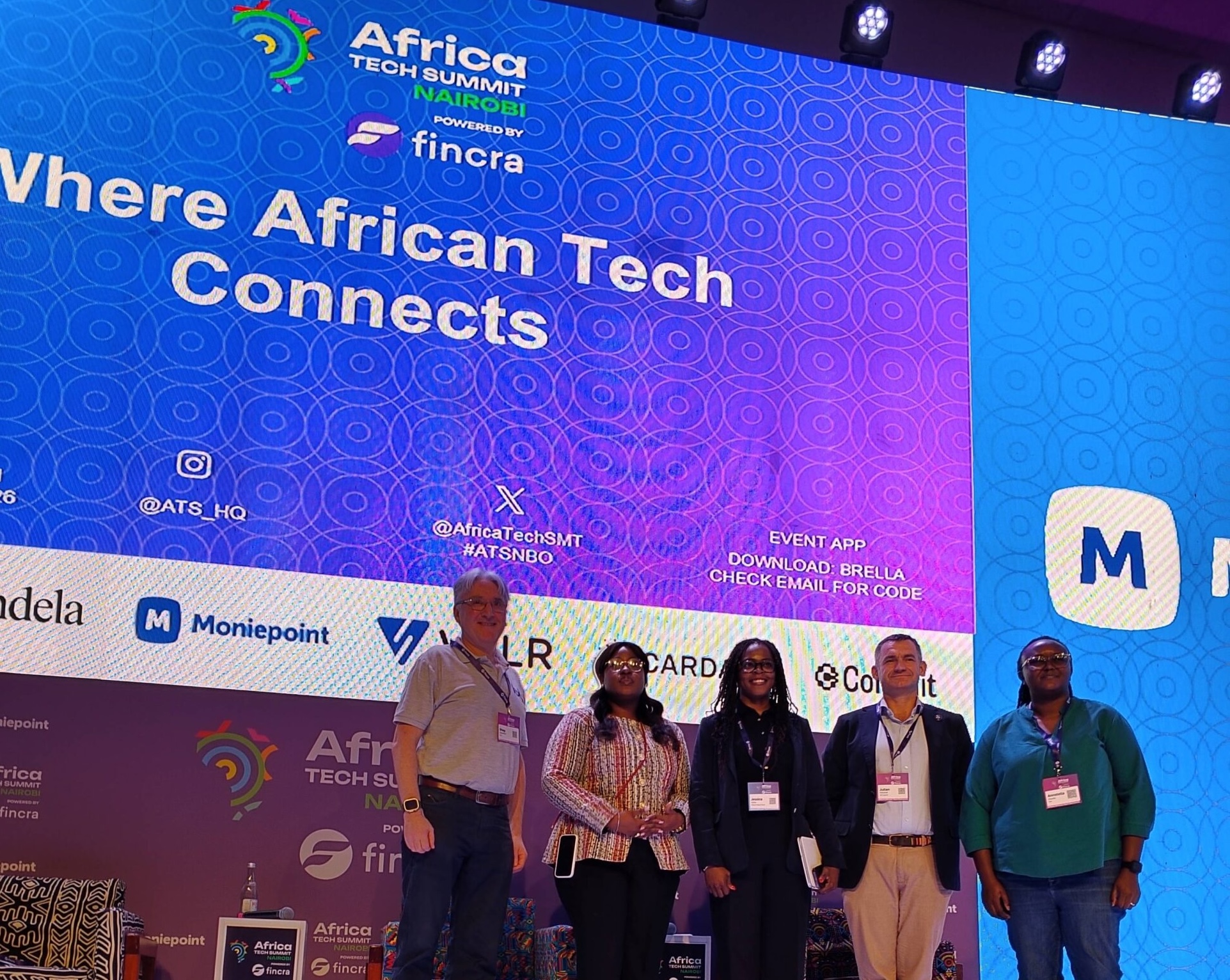 Next generation finance in focus at Africa Tech Summit Nairobi. Mumbi Stella (Tala), Shay Hamilton (Tola), Tolulope Obilawu (TeamApt), Julian Mitchell (4G Capital), and Jessica Uche (Native Teams) discuss payments, wallets, and credit across Africa’s evolving fintech landscape.