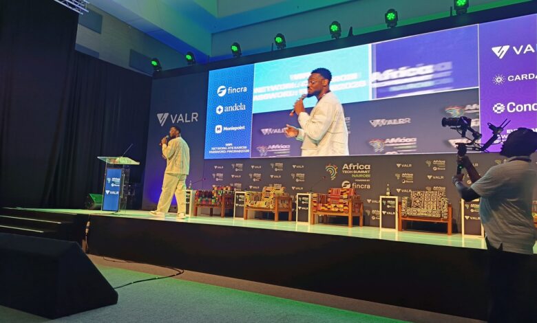 Munachi Ogueke, CEO and Co-Founder of OneLiquidity, speaking during the DeFi Summit keynote on liquidity infrastructure and market structure in African fintech.