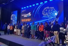 Eng. John Tanui, CBS, Principal Secretary in the State Department for ICT and Digital Economy, alongside ICT Authority’s incoming CEO Jessy Maruti, the ICTA board chairperson, board members, partners and sponsors at the Connected Africa Summit 2026 partners’ briefing in Nairobi.