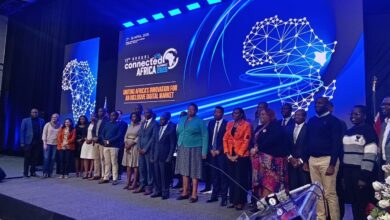 Eng. John Tanui, CBS, Principal Secretary in the State Department for ICT and Digital Economy, alongside ICT Authority’s incoming CEO Jessy Maruti, the ICTA board chairperson, board members, partners and sponsors at the Connected Africa Summit 2026 partners’ briefing in Nairobi.