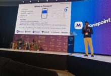 Muhammad Zhitsu Ndako speaks during the ATS Investment Showcase, presenting Timart’s offline-first retail technology focused on reducing losses for African SMEs.