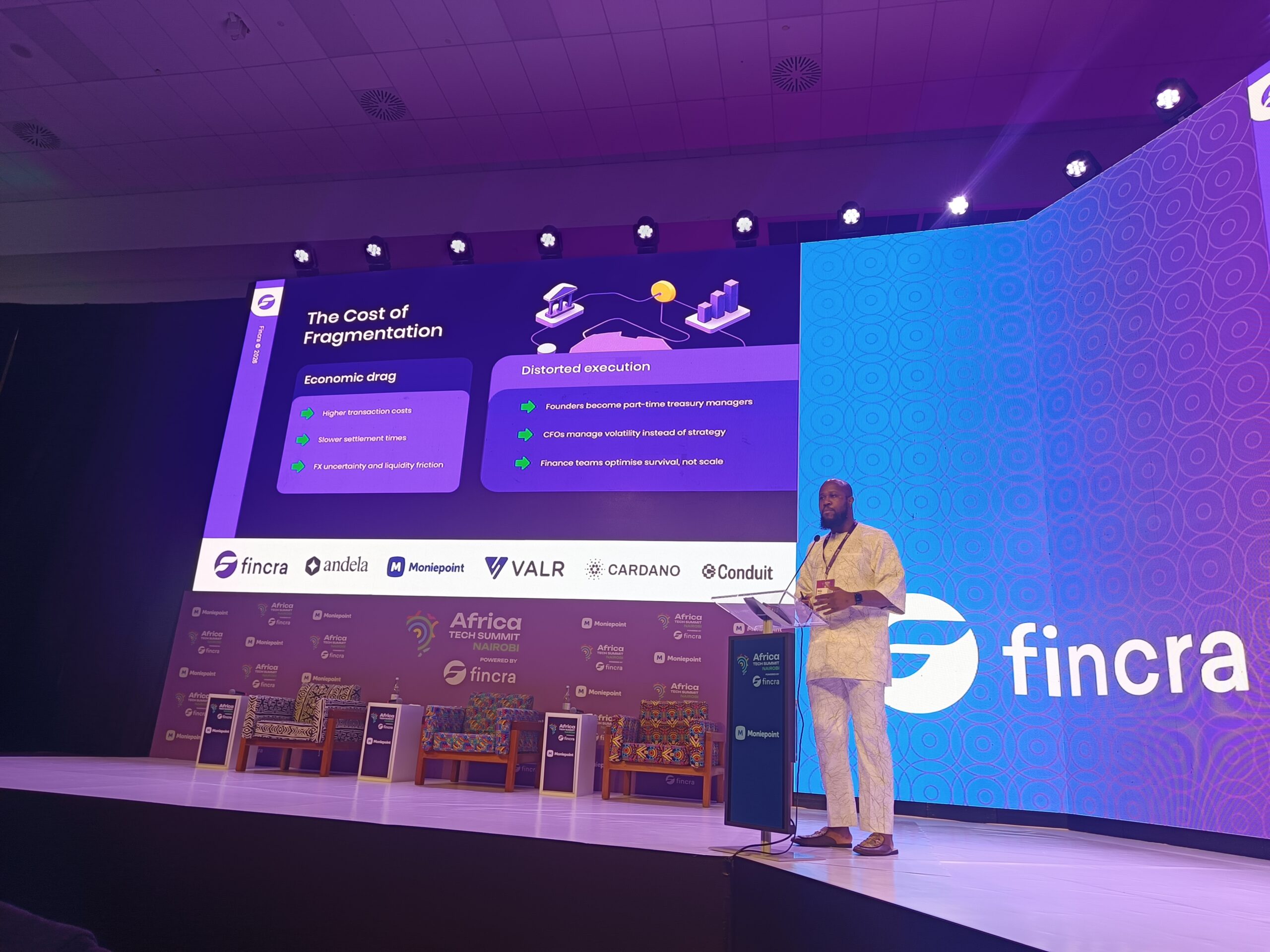 Wole Ayodele, CEO of Fincra, speaking at Africa Tech Summit Nairobi on the realities shaping cross-border payments and the infrastructure challenges facing African fintech as companies expand across markets.