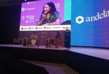 Carrol Chang, CEO of Andela, and Aicha Bah-Gersing, Vice President of Support and Customer Success at GitHub, during a fireside chat on developer experience and building effective global teams at Africa Tech Summit Nairobi.
