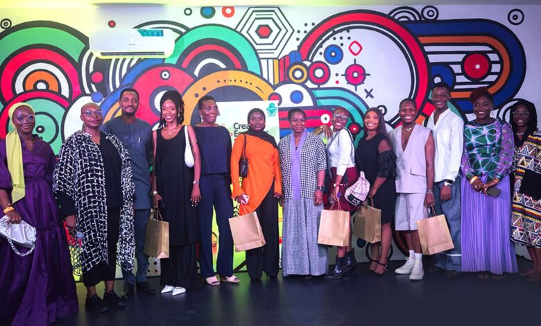 Creators and media professionals gather at the launch of the CEP Entertainment Hub in Lagos, a new production and training space by CcHUB supporting African storytellers across film, podcasts, and the creator economy.