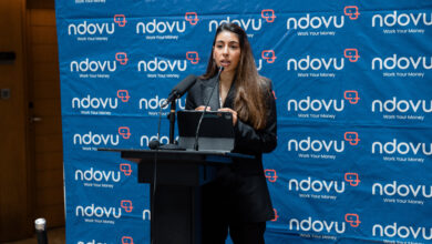 Radhika Bhachu, CEO of Ndovu Wealth Limited, speaks during the launch of the Kibaba Multi-Asset Special Fund.