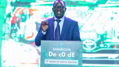 John Kipchumba Tanui speaks at Safaricom Decode 4.0 during Safaricom’s 25th anniversary, outlining the government’s push for inclusive, locally grounded AI
