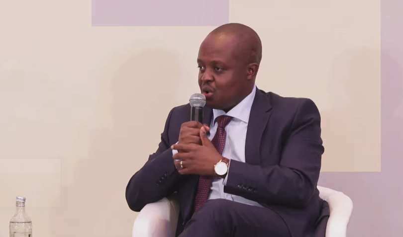 John Wenwa speaks during a panel discussion ahead of the Kenya International Investment Conference, where he is leading efforts to position Kenya as a destination for global capital.