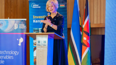 Ms. Renate Nikolay, Deputy Director General at the Directorate General for Communications Networks, Content and Technology (DG CONNECT), speaks during the EU–Kenya digital dialogue in Nairobi, outlining Europe’s approach to digital policy and infrastructure collaboration.