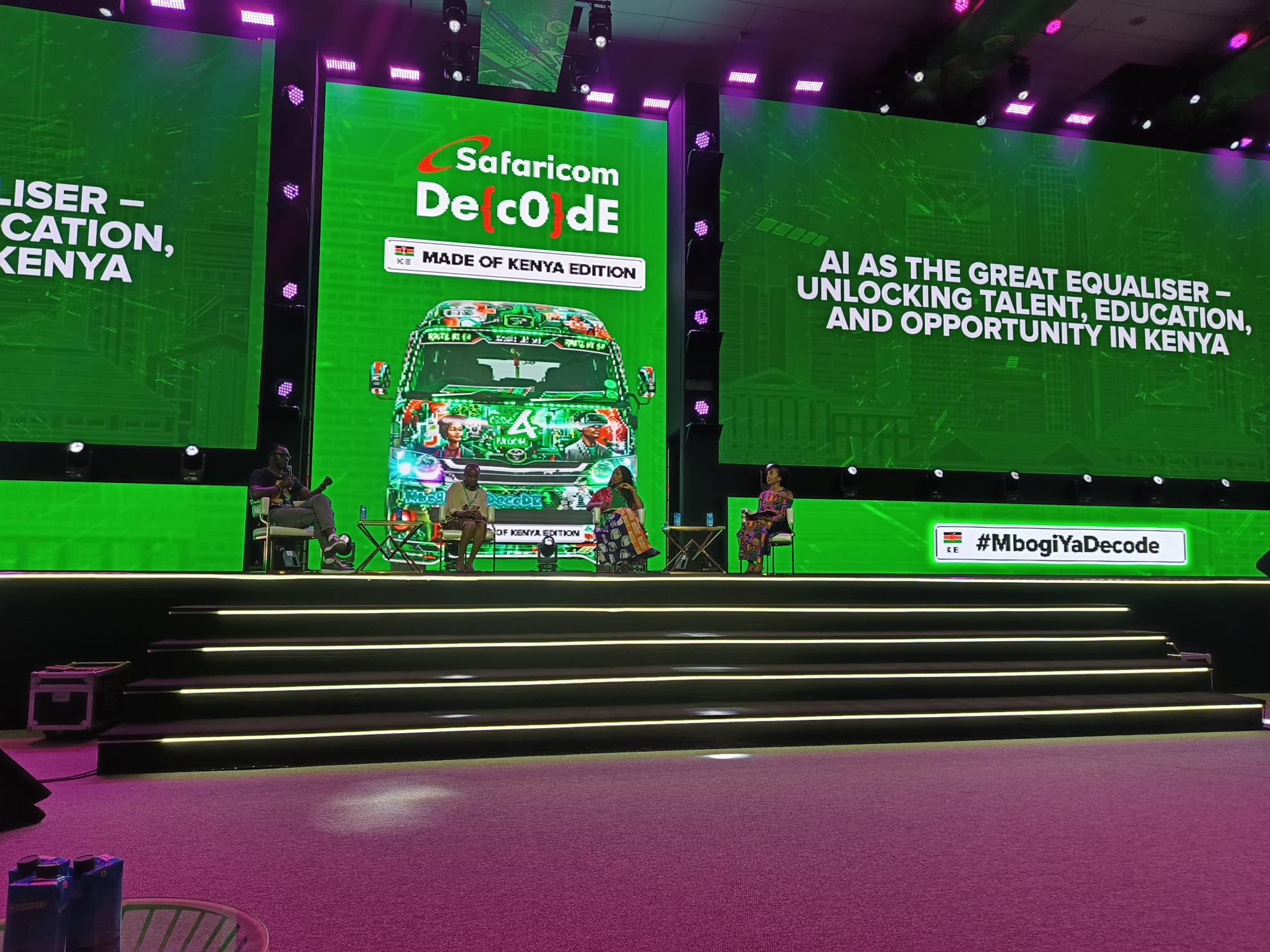 Panel discussion at Safaricom Decode 4.0 on AI skills development in Kenya